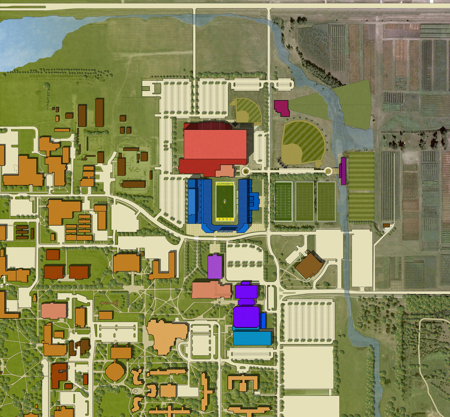 SDSU 2025 Master Plan for Athletic Facilities Crawford