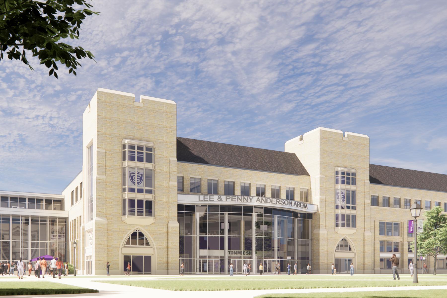 Ryan Companies + Crawford Architects to Design and Build Lee and Penny Anderson Arena at University of St. Thomas