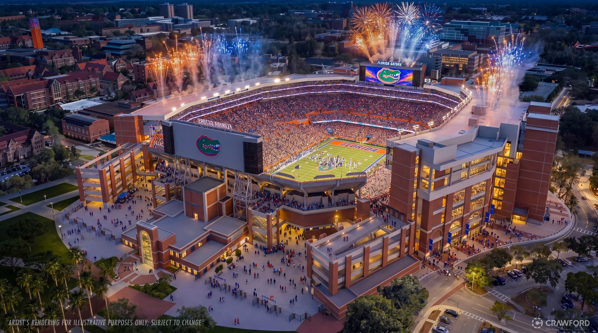 Florida plans $1.45B renovation to Ben Hill Griffin Stadium